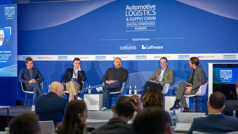 Guest speakers in open discussion panel on stage at ALSC Digital Strategies Europe 2025.