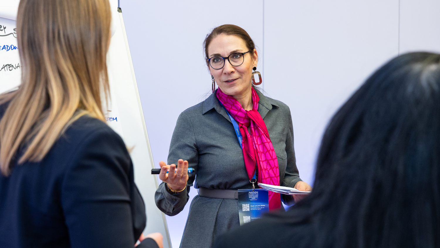 Dr. Monica Schmickler, Senior Advisor and Lecturer on Supply Chain, Sustainability and Digital Business Models Karlsruhe University of Applied Sciences providing an interactive workshop at ALSC DS Europe 2025.