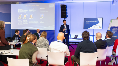 Guest speaker leading technical workshop at ALSC Digital Strategies Europe 2025.